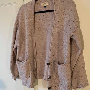 Universal Thread Speckled Purple Cardigan